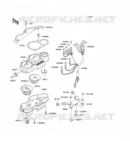 METERS voor Kawasaki NINJA ZX-7RR 1996