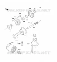OIL PUMP voor Kawasaki NINJA ZX-7RR 1996