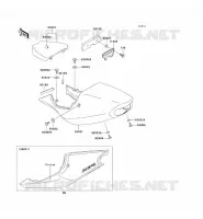 SEAT voor Kawasaki NINJA ZX-7RR 1996
