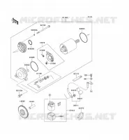 STARTER MOTOR voor Kawasaki NINJA ZX-7RR 1996