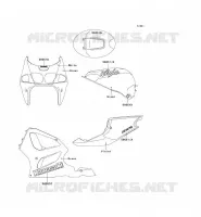 STICKER voor Kawasaki NINJA ZX-7RR 1996