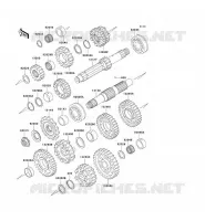 TRANSMISSION voor Kawasaki NINJA ZX-7RR 1996