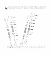 VALVE voor Kawasaki NINJA ZX-7RR 1996
