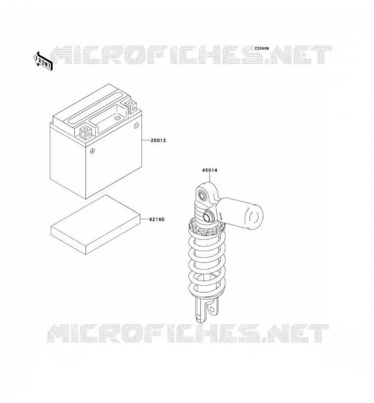 OPTION PARTS(ZX-7RR BATTERY) Kawasaki MOTOS 750 2000 NINJA ZX-7R  ZX750-P5