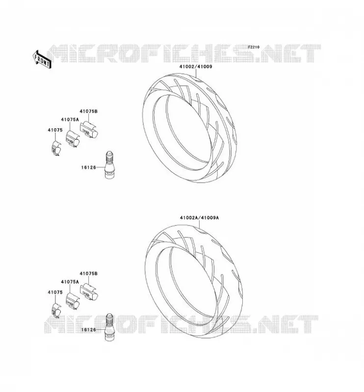 TIRES Kawasaki MOTOS 900 1996 NINJA ZX-9R  ZX900-B3