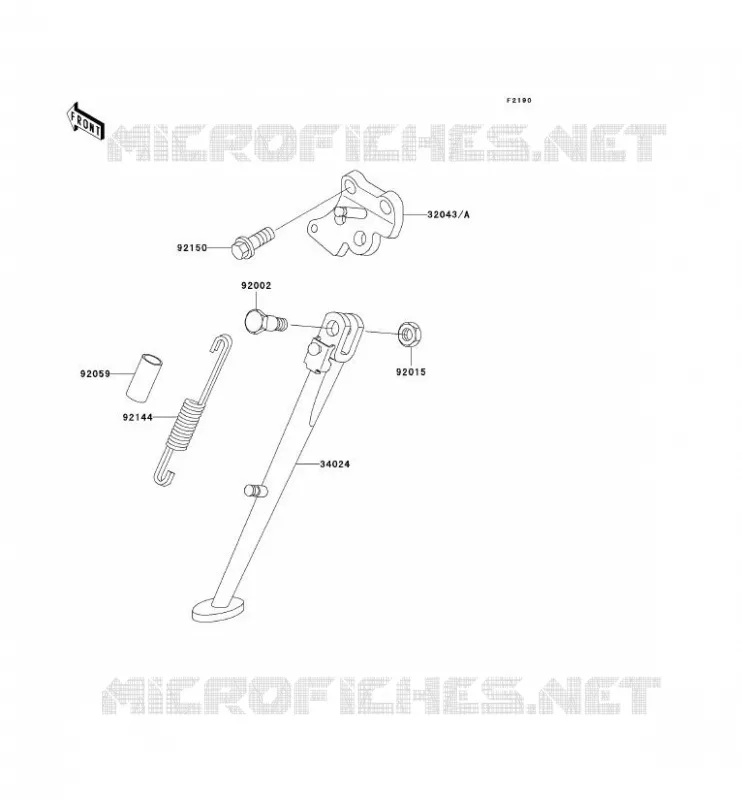 STAND Kawasaki MOTOS 900 1999 NINJA ZX-9R  ZX900-C2