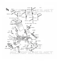 BATTERY BRACKET voor Kawasaki NINJA ZX-9R 1999