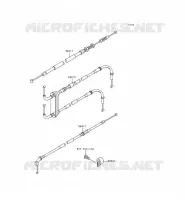 CABLES voor Kawasaki NINJA ZX-9R 1999