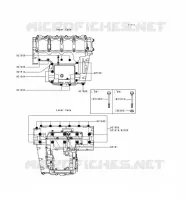 CRANKCASE BOLT voor Kawasaki NINJA ZX-9R 1999