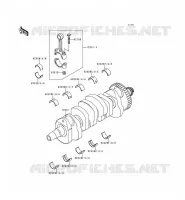 CRANKSHAFT voor Kawasaki NINJA ZX-9R 1999