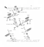 FOOTREST voor Kawasaki NINJA ZX-9R 1999