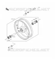 FRONT HUB voor Kawasaki NINJA ZX-9R 1999