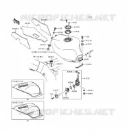 FUEL TANK voor Kawasaki NINJA ZX-9R 1999