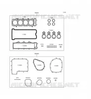 GASKET SET voor Kawasaki NINJA ZX-9R 1999