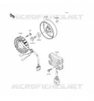 GENERATOR voor Kawasaki NINJA ZX-9R 1999