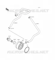 OIL RADIATOR voor Kawasaki NINJA ZX-9R 1999
