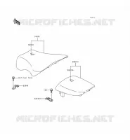 SEAT voor Kawasaki NINJA ZX-9R 1999