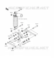 SUSPENSION voor Kawasaki NINJA ZX-9R 1999