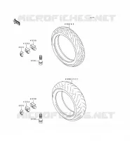 TIRES voor Kawasaki NINJA ZX-9R 1999
