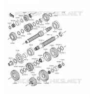 TRANSMISSION voor Kawasaki NINJA ZX-9R 1999