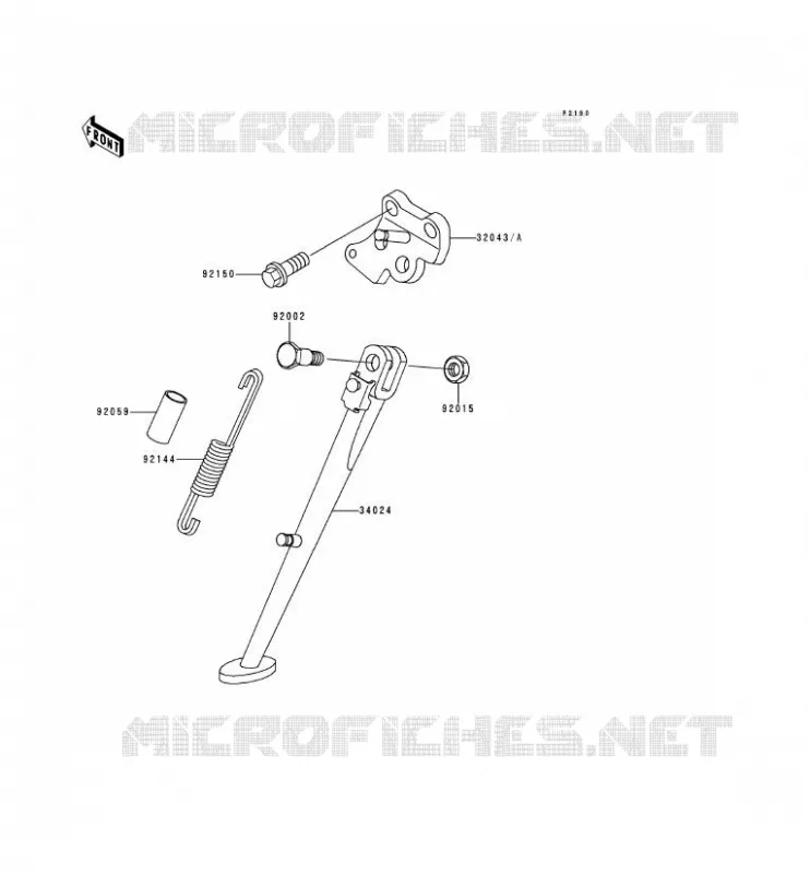 STAND Kawasaki MOTOS 900 1999 NINJA ZX-9R  ZX900-D2