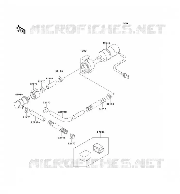 FUEL PUMP Kawasaki MOTOS 900 2000 NINJA ZX-9R  ZX900-E1