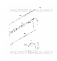 CABLES voor Kawasaki NINJA ZX-9R 2001