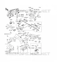 CHASSIS ELECTRICAL EQUIPMENT voor Kawasaki NINJA ZX-9R 2001