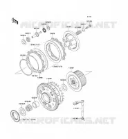 CLUTCH voor Kawasaki NINJA ZX-9R 2001