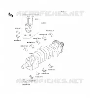 CRANKSHAFT voor Kawasaki NINJA ZX-9R 2001