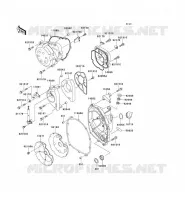 ENGINE COVERS voor Kawasaki NINJA ZX-9R 2001