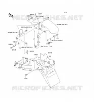 FENDER voor Kawasaki NINJA ZX-9R 2001