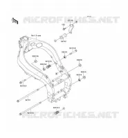 FRAME PARTS (COUVERTURE) voor Kawasaki NINJA ZX-9R 2001
