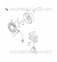 GENERATOR voor Kawasaki NINJA ZX-9R 2001
