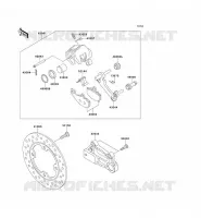 REAR BRAKE voor Kawasaki NINJA ZX-9R 2001