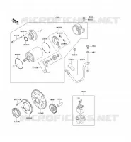 STARTER MOTOR voor Kawasaki NINJA ZX-9R 2001