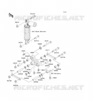 SUSPENSION voor Kawasaki NINJA ZX-9R 2001
