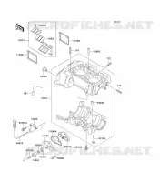 CRANKCASE(S) voor Kawasaki JET SKI X-2 1995