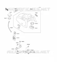 ENGINE COVER voor Kawasaki JET SKI X-2 1995