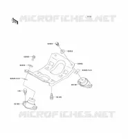 ENGINE MOUNT voor Kawasaki JET SKI X-2 1995