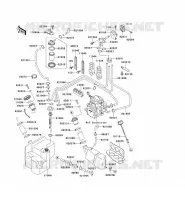 FUEL TANK voor Kawasaki JET SKI X-2 1995