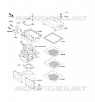 HEAT SHIELD voor Kawasaki JET SKI X-2 1995