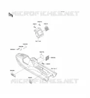 LABELS voor Kawasaki JET SKI X-2 1995