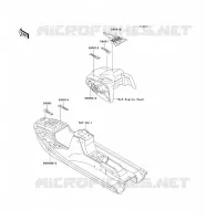 STICKER voor Kawasaki JET SKI X-2 1995