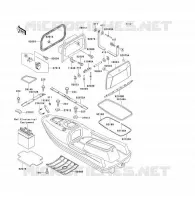 COVER voor Kawasaki JET SKI TS 1991