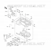 CRANKCASE(S) voor Kawasaki JET SKI TS 1991