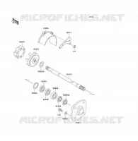 DRIVE SHAFT voor Kawasaki JET SKI TS 1991