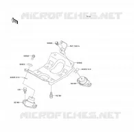 ENGINE MOUNT voor Kawasaki JET SKI TS 1991