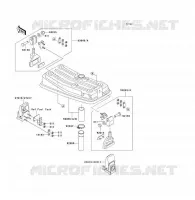 ENGINE COVER voor Kawasaki JET SKI TS 1993