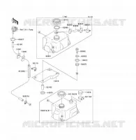 OIL TANK(KAW42718 92 ) voor Kawasaki JET SKI TS 1993